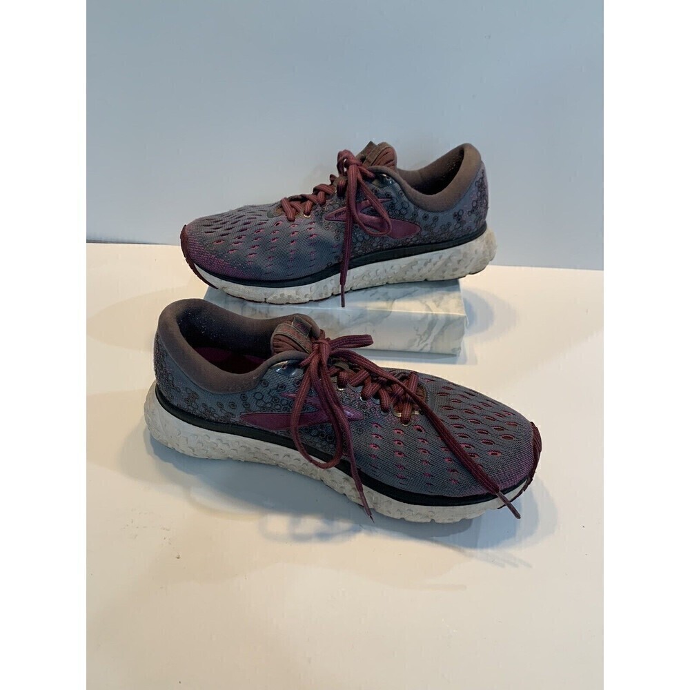 Brooks Glycerin 17 Gray Purple Ax Size 8.5 Womens 1202831B081 Running Shoe - Picture 2 of 13